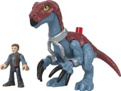 Fisher-Price Imaginext Jurassic World Dinozor Oyuncağı Therizinosaurus & Owen Grady Figür Seti 3+ Yaş Okul Öncesi Çocuklar İçin Rol Yapma Oyunu GVV65 GVV63 - 2