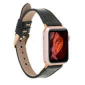 Apple Watch Uyumlu Deri Kordon 38-40-41mm Slim RST1 - 1