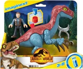Fisher-Price Imaginext Jurassic World Dinozor Oyuncağı Therizinosaurus & Owen Grady Figür Seti 3+ Yaş Okul Öncesi Çocuklar İçin Rol Yapma Oyunu GVV65 GVV63 - 6