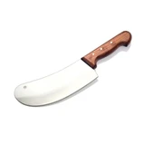 Bursa Paslanmaz Mutfak Soğan Satırı, Börek Bıçağı No:1, 15 Cm - Ahşap Sap - 1