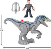 Fisher-Price Imaginext Jurassic World Dinozor Oyuncak Breakout Mavi & Owen Grady Figür Seti 3+ Yaş Okul Öncesi Çocuklar İçin Rol Yapma Oyunu Seti GVV65 HKG15 - 1