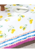 Limoges Masa Örtüsü - 150x150 cm - Sarı - 3