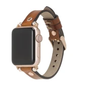 Apple Watch Uyumlu Deri Kordon 42-44-45mm RG RST2EF - 1