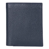 Purahide Deri Cüzdan, 7 Adet Kart Bölmesi, Dokulu Lacivert - 2