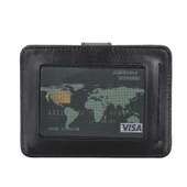 Çok Bölmeli Slim Deri Kartlık BLW019 RST1 Siyah - 3