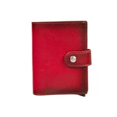 Palertag Deri Cüzdan, Apple AirTag Uyumlu Kırmızı - 2