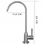 Inox Paslanmaz Çelik Su Arıtma Musluğu (304 SUS) - 3
