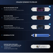 Elegans 8 Lt Çelik Tanklı Su Arıtma Cihazı (ENP5-M-S) - 3