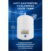 il Su Arıtma Cihazı 11 Aşamalı Mineral ve Alkali Filtreli 8 Lt Çelik Tanklı (DNP11) - 4