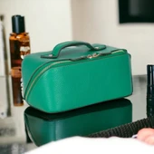 Ella Kadın Seyahat Kozmetik Bakım Makyaj Çantası Organizer Yeşil - 2