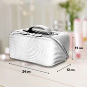 Ella Kadın Seyahat Kozmetik Bakım Makyaj Çantası Organizer Orange - 4