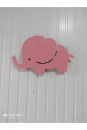 Pembe Fil Bebek Odası Aydınlatması - 2