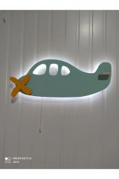 Uçak Modelli Bebek Odası Aydınlatması - 1