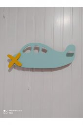Uçak Modelli Bebek Odası Aydınlatması - 3