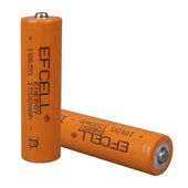 Efcell 3.7 Volt 1500 mAh Şarj Edilebilir Li-iOn 18650 Başlıklı Pil - 1