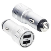 Powerway X-633 Çift Usb'li 3.1 Amper Metal Çakmaklık Araç Şarj Cihazı - 1