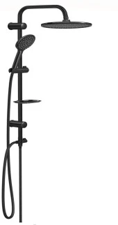 SUKAR Siyah Tepe Duş Seti Rain Black Deluxe Jet Black thumbnail 1