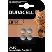 Duracell Lityum Düğme Pil 3 V 4 LÜ LR44 - 1