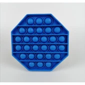 Sekizgen Tek Renk Pop Push İt Anti Stres Baloncukları Bubble Fidget - 10