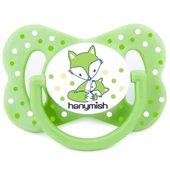 Hanymish Happy Silikon Damaklı Emzik No:1-Yeşil - 1