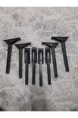 AKAY TİCARET Sofra Ayağı Katlanır Yer Sofrası Sini Altı Siyah Plastik Ayak Laptop Sehpası 22 Cm (12 ADET) - 2