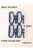 AKAY TİCARET Varil Elçik Sap 4 Adet - 2