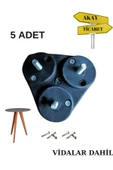 Akay 3'lü Açılı Aparat 5 Adet - 1