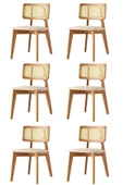 Kuzey Sandalye Ahşap Gürgen 6 Lı Set Cafe,Restaurant,Mutfak,Salon,Yemek Odası Sandalyesi - 9