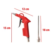 Uzun Ağızlı Uçlu 1/4" Kompresör Uyumlu Hava Üfleme Tabancası Temizlik Toz Giderme Tabancası Ucu - 2