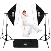 Gdx TLB-2 Twin Pro 50x70 Softbox Kit - Lambasız - 1