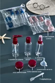 Plastik Seyahat Seti,Kiti Doldurulabilir Mini Kozmetik Şişesi - 1