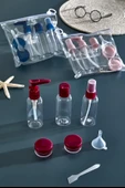 Plastik Seyahat Seti,Kiti Doldurulabilir Mini Kozmetik Şişesi - 2