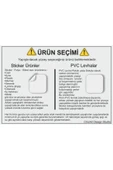 ünal grup  Dikkat Sıcak Yüzey Dijital Pvc Plakalı Uyarı Levhası Dekota Dijital Uv Baskı 25x35 Cm - 2