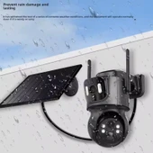 YS-09 WİFİ Dahili Kamera açık çift Lens WiFi GÜNEŞ PANELLİ - 2