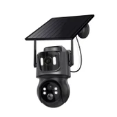 YS-09 WİFİ Dahili Kamera açık çift Lens WiFi GÜNEŞ PANELLİ - 1