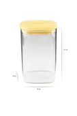 Bambum Multy - Bambu Kapaklı Cam Saklama Kabı 1500ml - 2