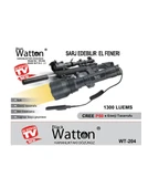 ÖZEL SARI RENK TÜFEK FENERİ WATTON WT-204 thumbnail 4