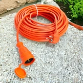Seyyar Uzatma Kablosu Cca Turuncu 3x2.5 Mm 20 Metre Dış mekan Kablo Prizli Bahçe İçin Suya Dayanıklı - 3