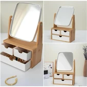 Ahşap 3 Çekmeceli Ayna thumbnail 2