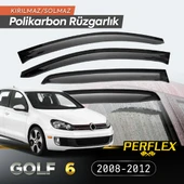 VW Golf 6 2008-2012 Cam Rüzgarlığı V2 Düz - 1