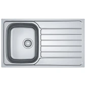 Franke Spark Skl 611 Tek Gözlü Sağ Damlalıklı Dekorlu Paslanmaz Çelik Mutfak Eviyesi - 1