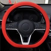 Silikon Direksiyon Kılıfı Kırmızı - 1