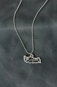 Atatürk İmzalı Metal Erkek Kolye - 1