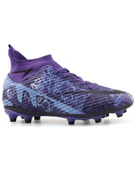 Laliga Air 600 Mdl. Mor-Siyah (31-35) Krampon Futbol Ayakkabı - 1