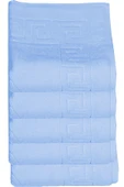 5 li Otel Ayak Havlusu Bukle Ayak İzli 50x70 Cm Renkli 16/2 Avs 250 Gr - 2