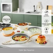 Karaca x Refika Birgül Swiss Crystal 7 Parça Tencere Seti Creamy - 3