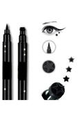 Çift Taraflı Yıldız Desenli Suya Dayanıklı Kalem Eyeliner - 1