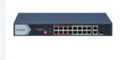 Magicline PS18M-162EE-200 16 PORT 10/100M Poe Switch 2 Uplink Gigabit Ethernet Port 200W - 1