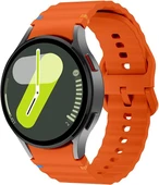 Huawei Watch GT GT2 GT3 GT4 42mm/Honor Magic 2 20mm Kordon Dekoratif Örgü Çizgili Spor Silikon Kayış - 12