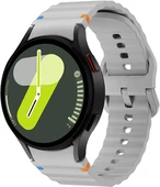 Huawei Watch GT GT2 GT3 GT4 42mm/Honor Magic 2 20mm Kordon Dekoratif Örgü Çizgili Spor Silikon Kayış - 10